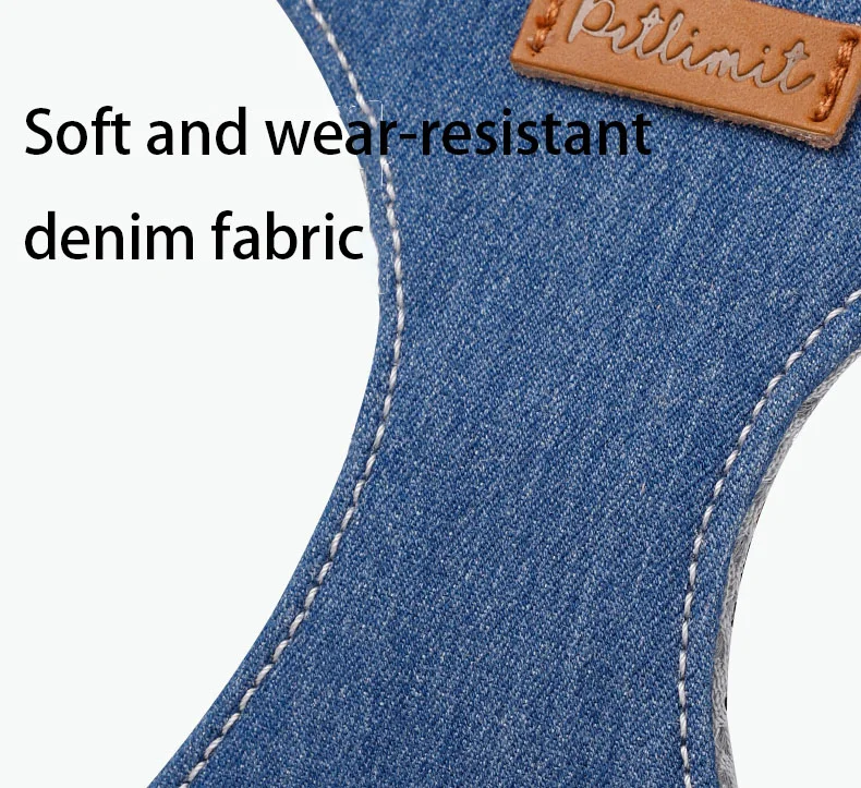 Denim Small-Dog Harness-3