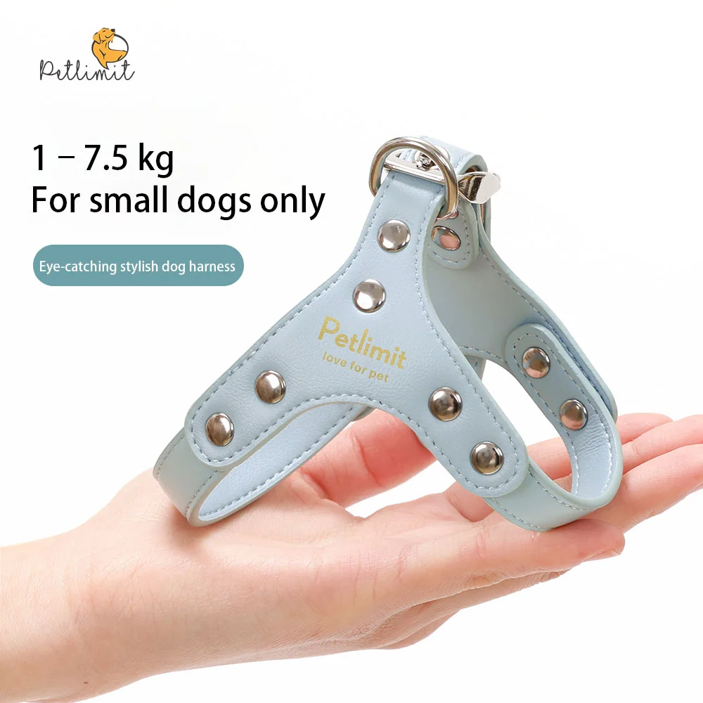 PU Leather Small-Dog Harness